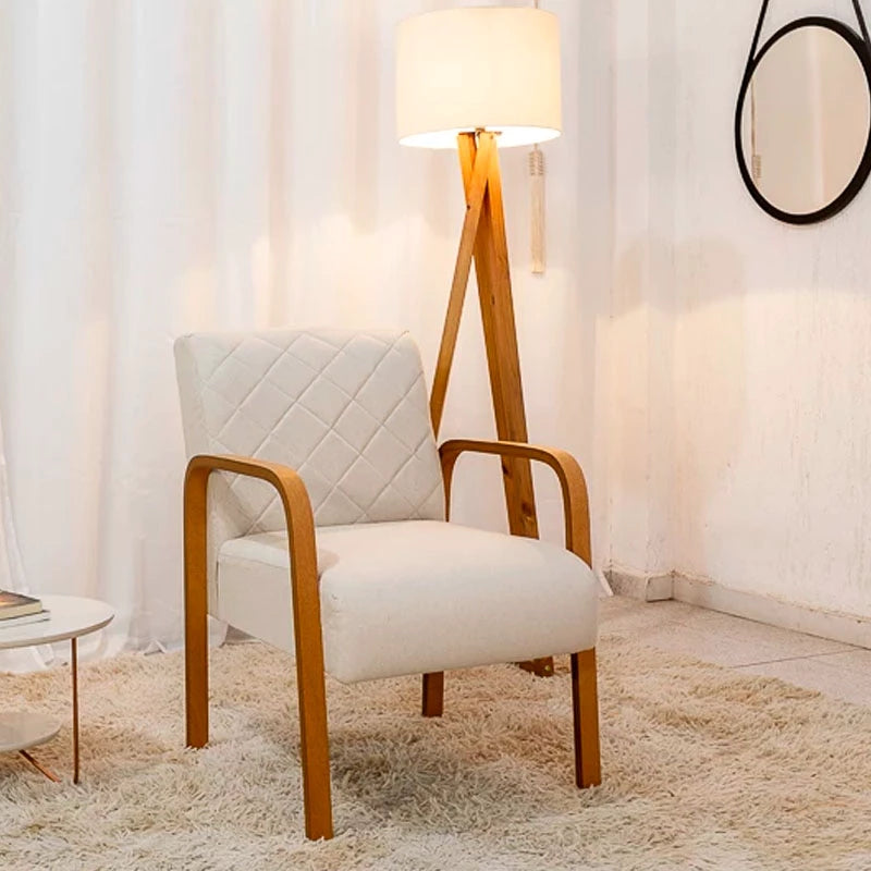 Poltrona Ayla Linho bege