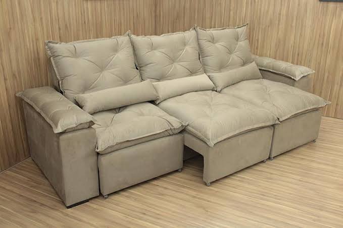 SOFÁ RETRÁTIL E RECLINÁVEL GRÉCIA 2,70M - Móveis furniture
