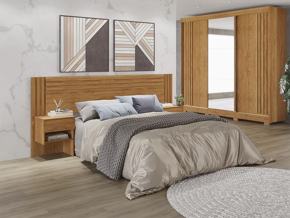 Cabeceira Box Jade Cinamomo Salleto casal queen - Móveis furniture