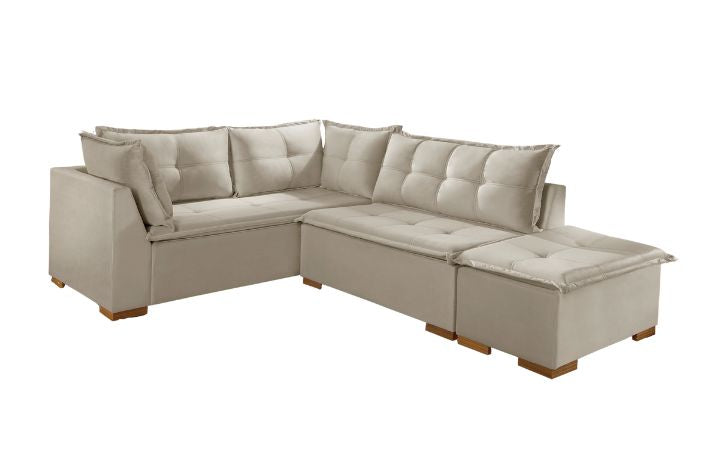 SOFA CANTO IMOLA VELUDO BEGE/3040-01 – INNOVE