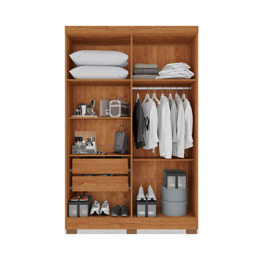 Roupeiro Recife 4P2G Branco - Móveis furniture