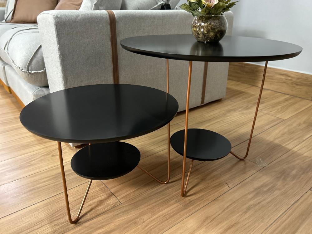 Conjunto de mesa Liz – Preto