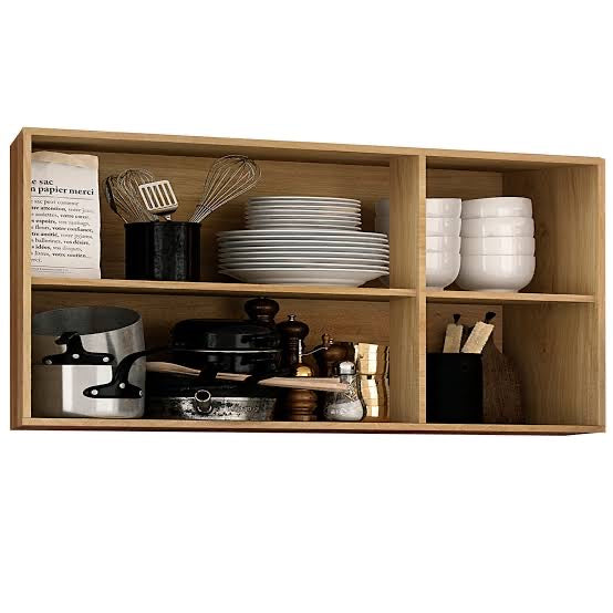 Aereo 3 portas Cozinha Valência – Sallêto - Móveis furniture