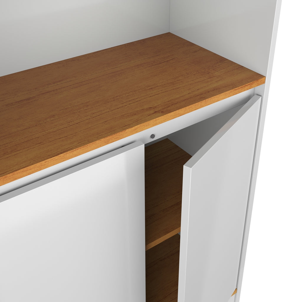 Armário Multiuso Encanto Branco/Cinamono – PATRIMAR