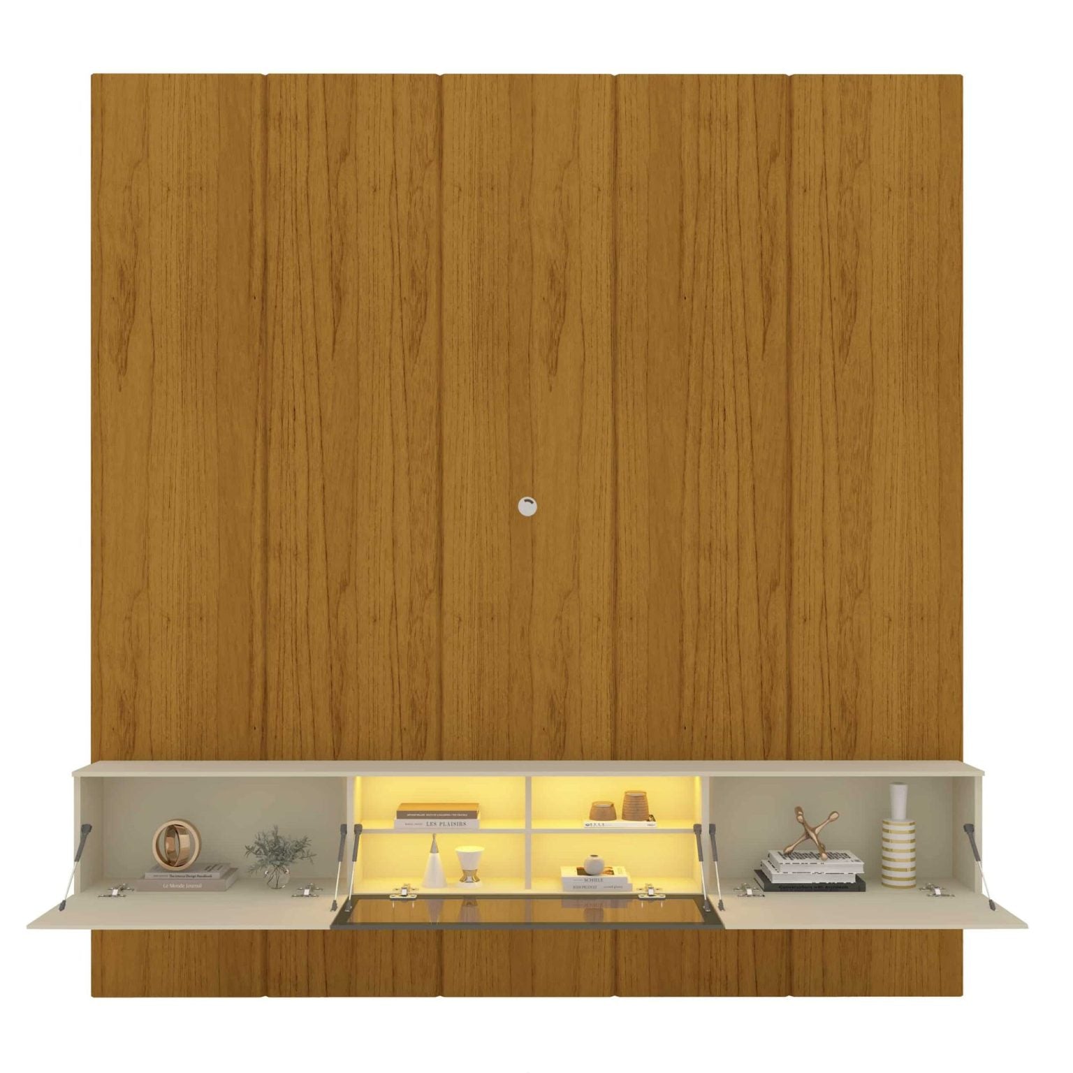 Home Suspenso Luminare Reflecta c/Led 2.20m – Naturale/Off White