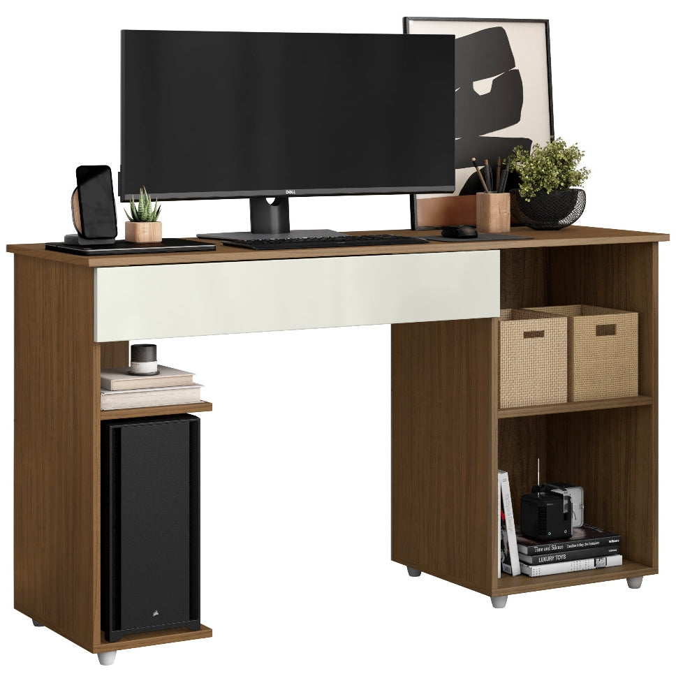 Escrivaninha 1 Porta e 1 Gaveta Atacama/Off White – ARAMÓVEIS