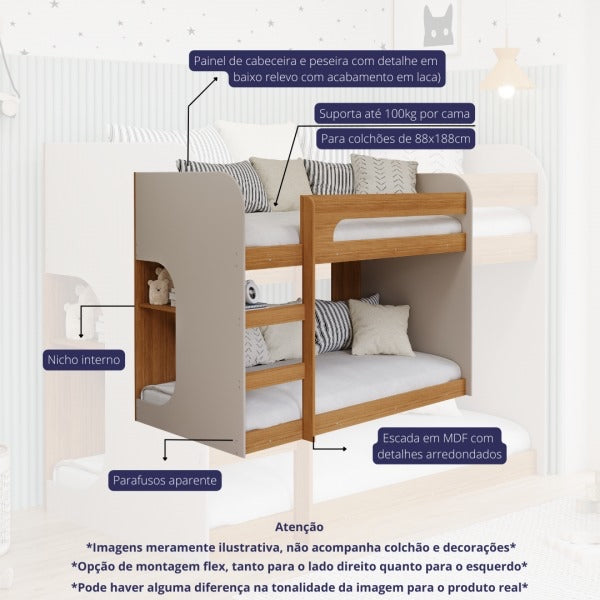 Beliche Ema Montessoriana Grafite – CIMOL - Móveis furniture