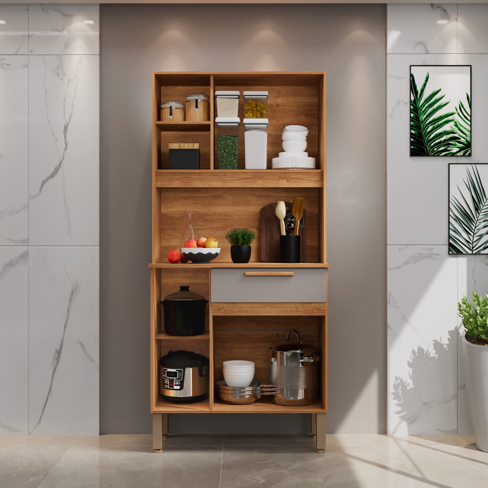 Kit Cozinha Lia 3P1G - Móveis furniture