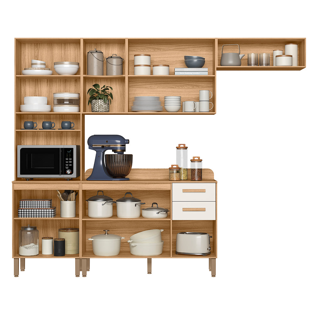 Cozinha Maria Flor Freijó/Chumbo – NICIOLI