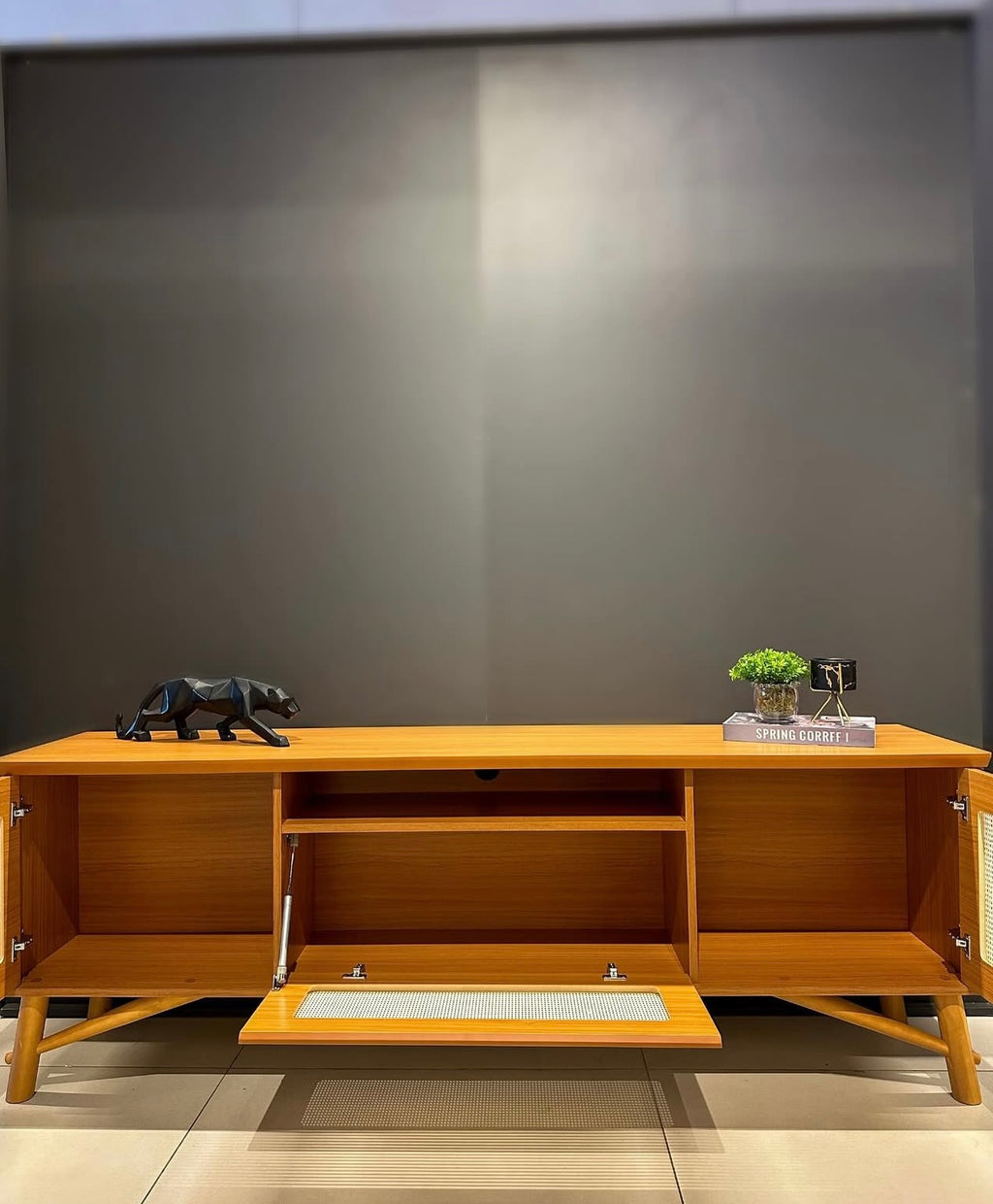 Rack para TV até 75 Polegadas 3 Portas Darin