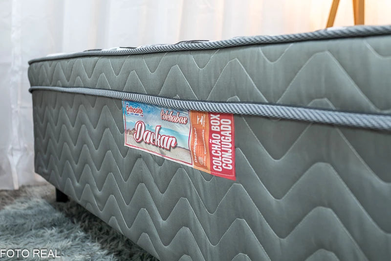 Cama Box Casal Dackar Ortopédica 138x188x52 Orthoside - Móveis furniture