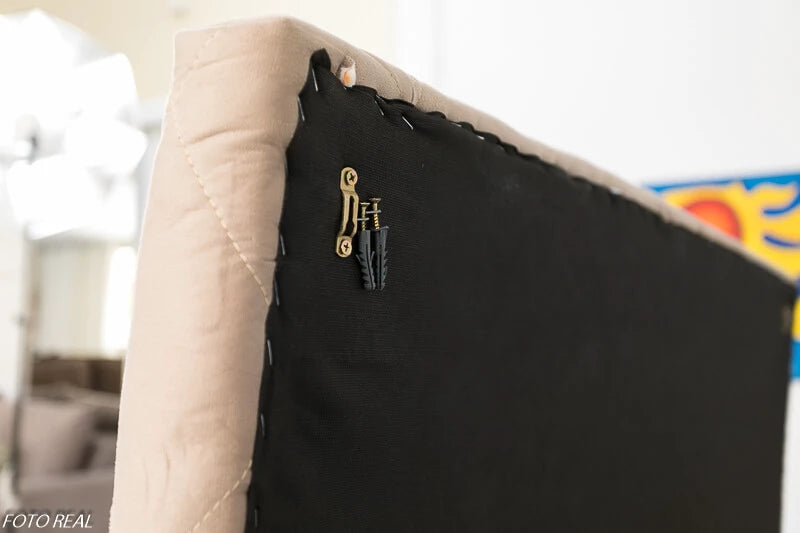 Cabeceira Casal Rio Sued Bege Larg. 1.40m - Móveis furniture