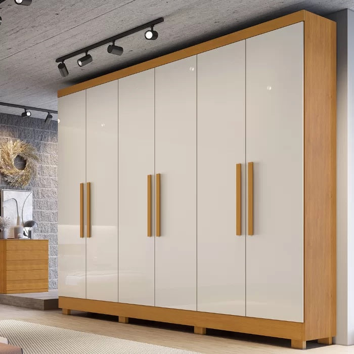 Guarda Roupa Sergipe Casal 6 Portas 2 Gavetas Bianchi