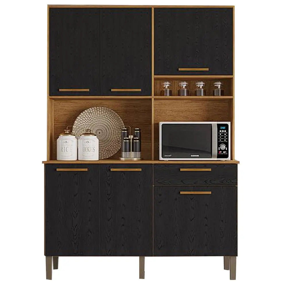 Armário de Cozinha New Siena 6 Portas 1 Gaveta