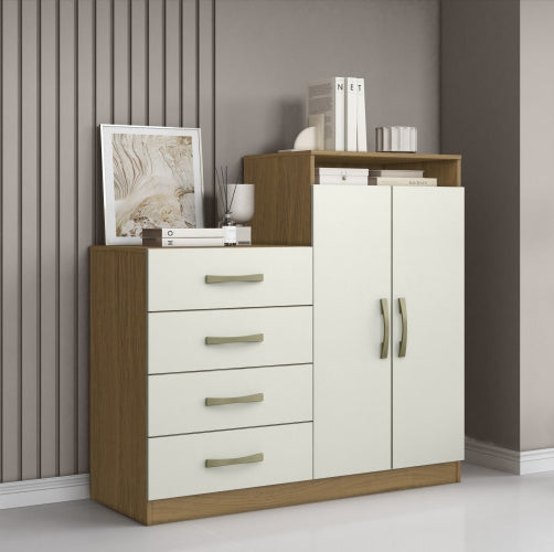 Cômoda Londres Atacama TX/Off White – ARAMÓVEIS - Móveis furniture