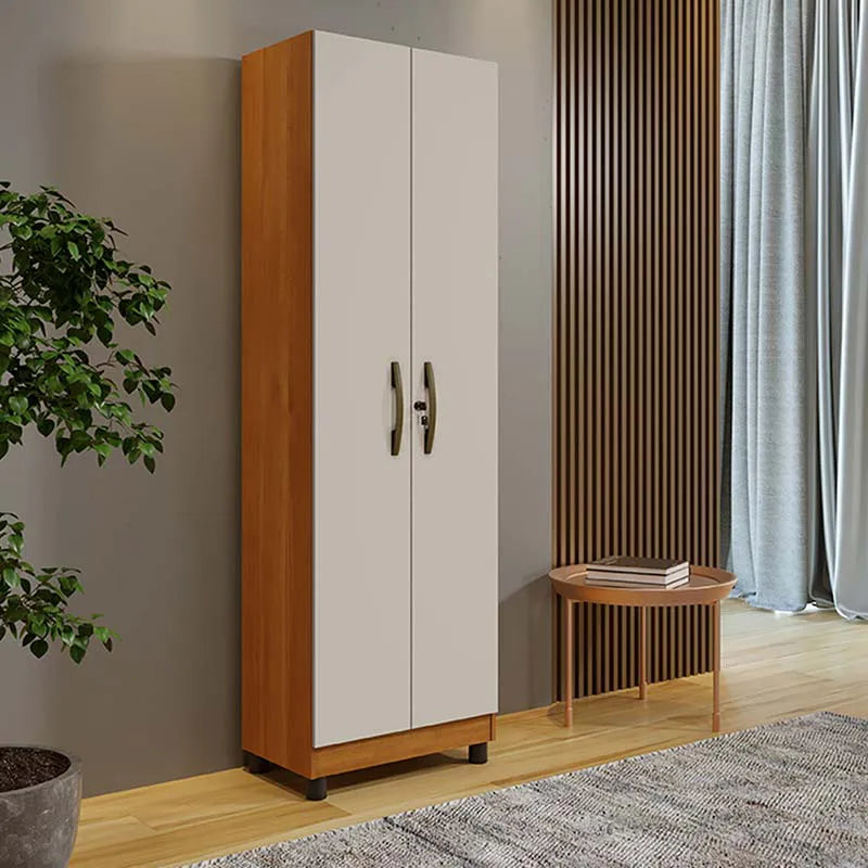 Armário Multiuso Sparta Benetil Móveis Cinamomo/Off White