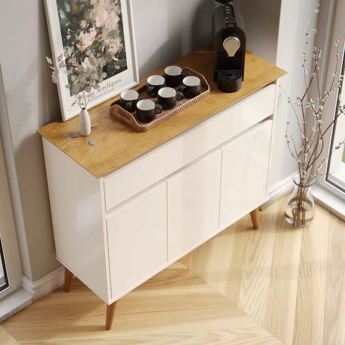 Aparador Buffet Zeus 3 Portas 1 Gaveta Ej Móveis