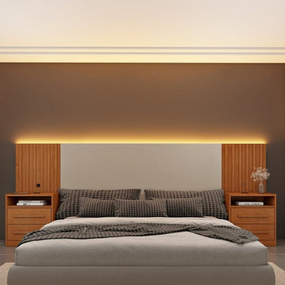 Cabeceira Casal/Queen Barcelona Cinamomo/Off White – TCIL