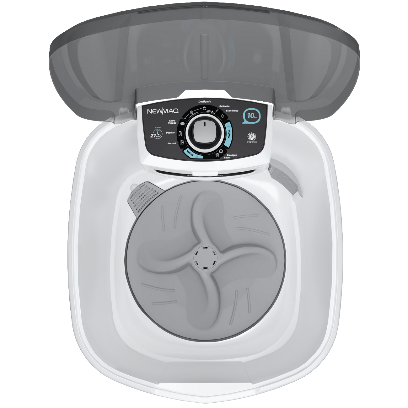 Tanquinho Semiautomático Newmaq 10 Kg Branco – NEWMAQ