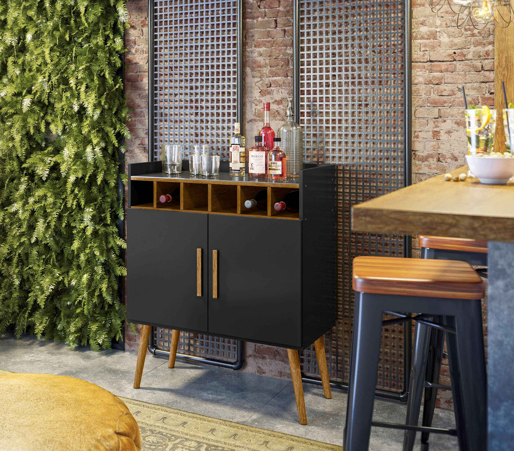 Barzinho Adega Roma 2P com Espelho - Móveis furniture