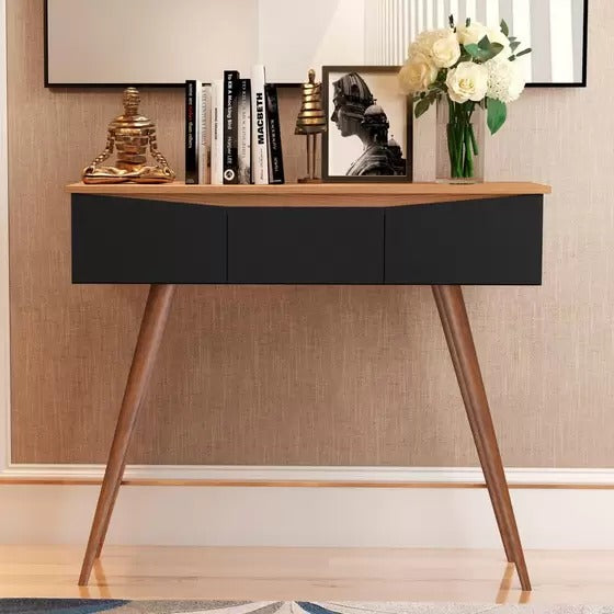 Aparador Paris 3G Preto.Nature Maria M