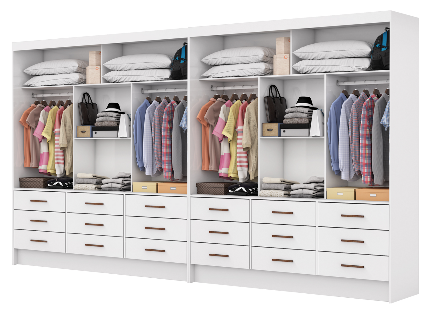 Closet 6 Portas Sevilha Cinamono – CARIOCA MÓVEIS - Móveis furniture