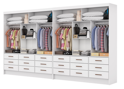 Closet 6 Portas Sevilha Cinamono – CARIOCA MÓVEIS - Móveis furniture