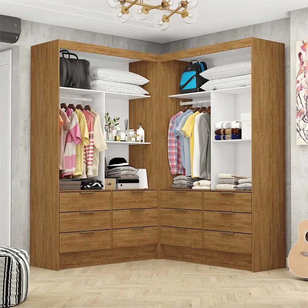 Closet Sevilha Plus Freijó – CARIOCA MÓVEIS - Móveis furniture