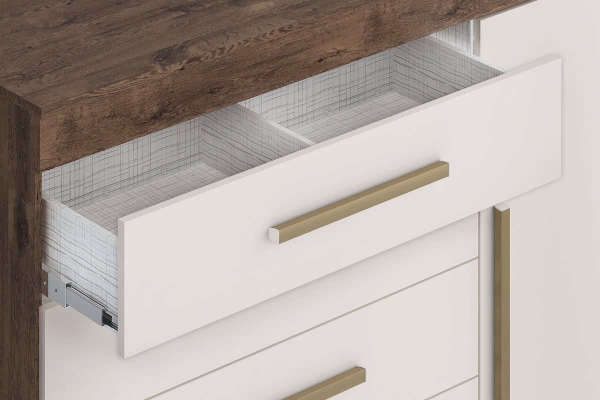 Cômoda 5 Gavetas com Sapateira Rayane Branco – ACP MÓVEIS - Móveis furniture