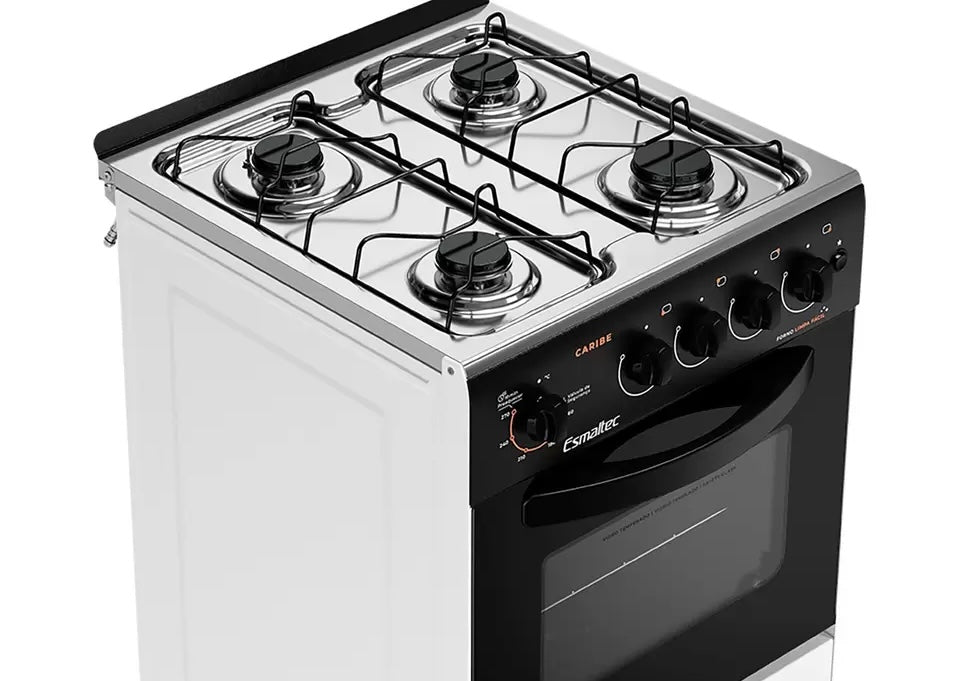 Fogão 4 Bocas Esmaltec
Branco - Acendimento Automático Caribe