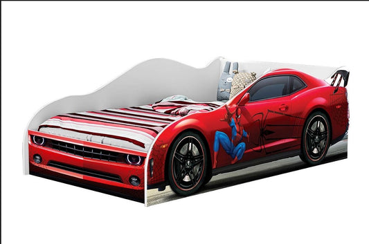 Cama Infantil Carro LV SPD.Spider Vermelho J A Movei - Móveis furniture