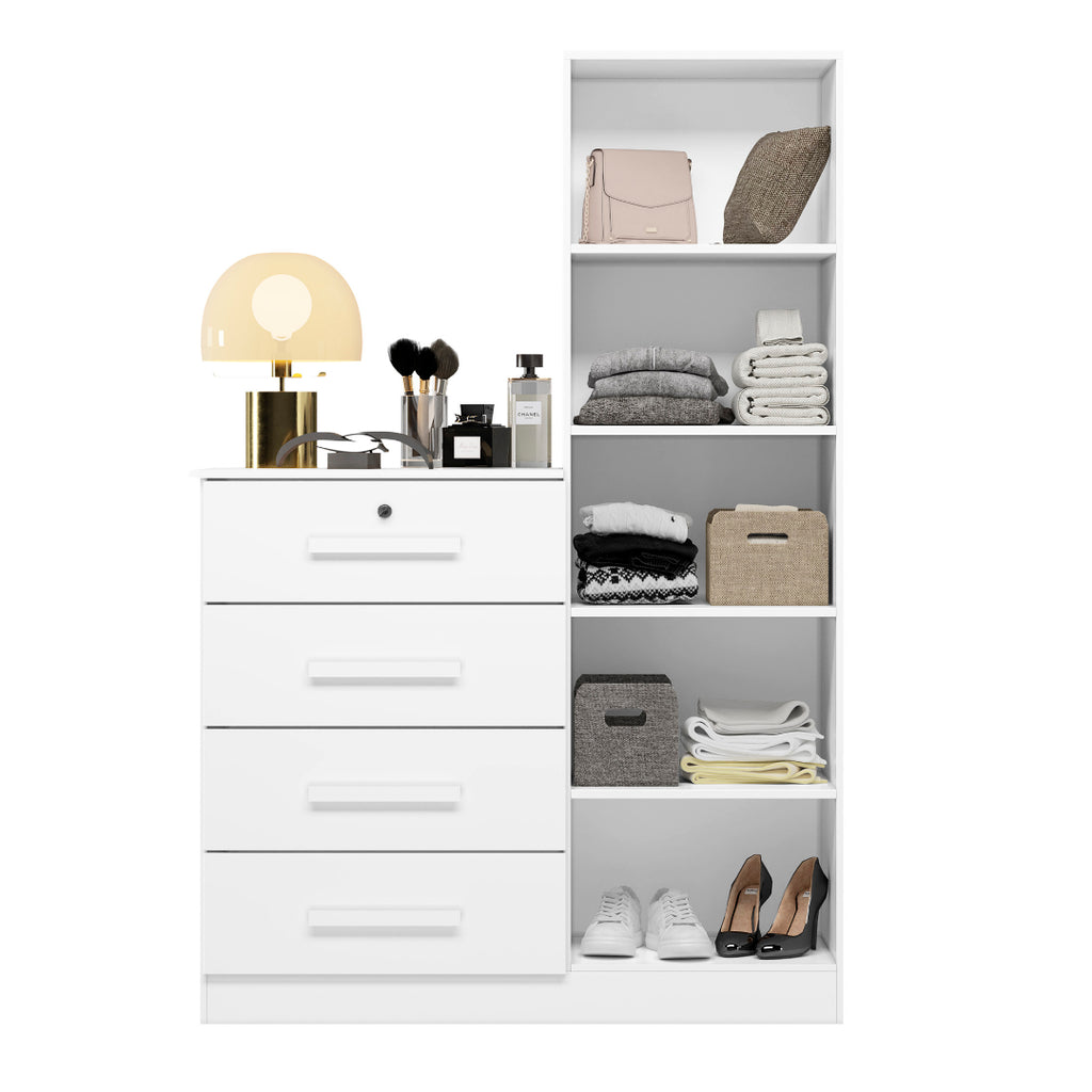 Cômoda Belize Plus Branco Fosco – MÓVEIS ALBATROZ - Móveis furniture