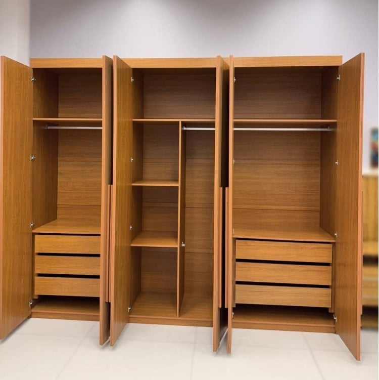 Guarda-Roupa 6 Portas Lucca Premium 2,73 m Naturale – RUFATO TO