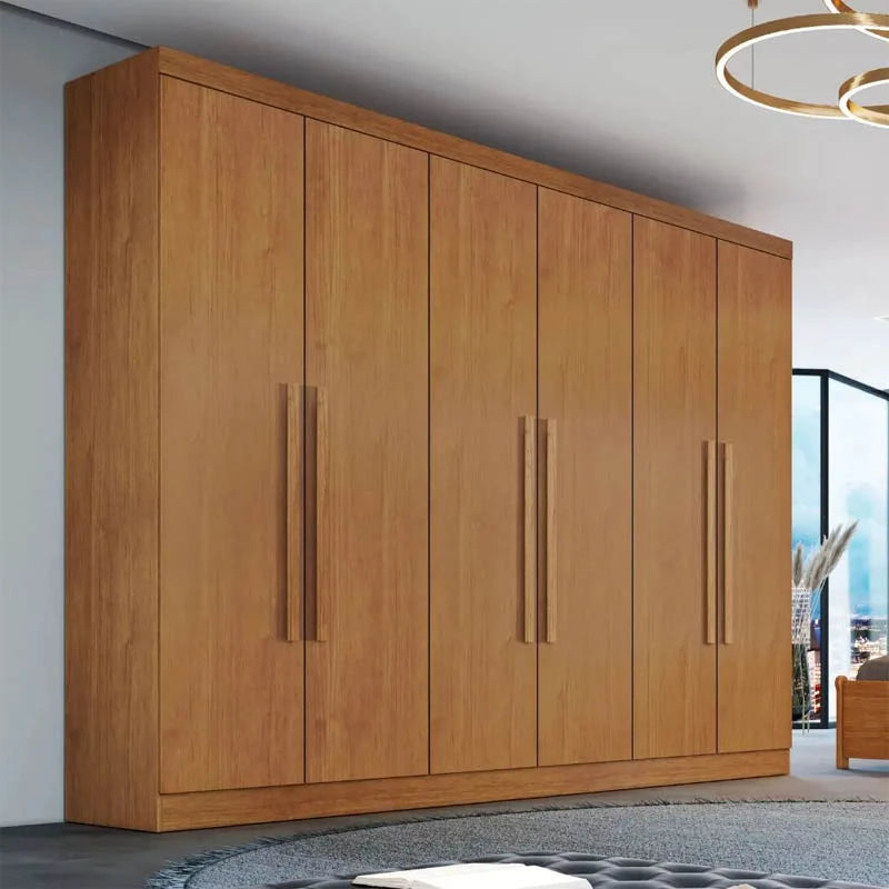 Roupeiro 6 Portas Larg. 2.70m Genova Nature Bianchi - Móveis furniture