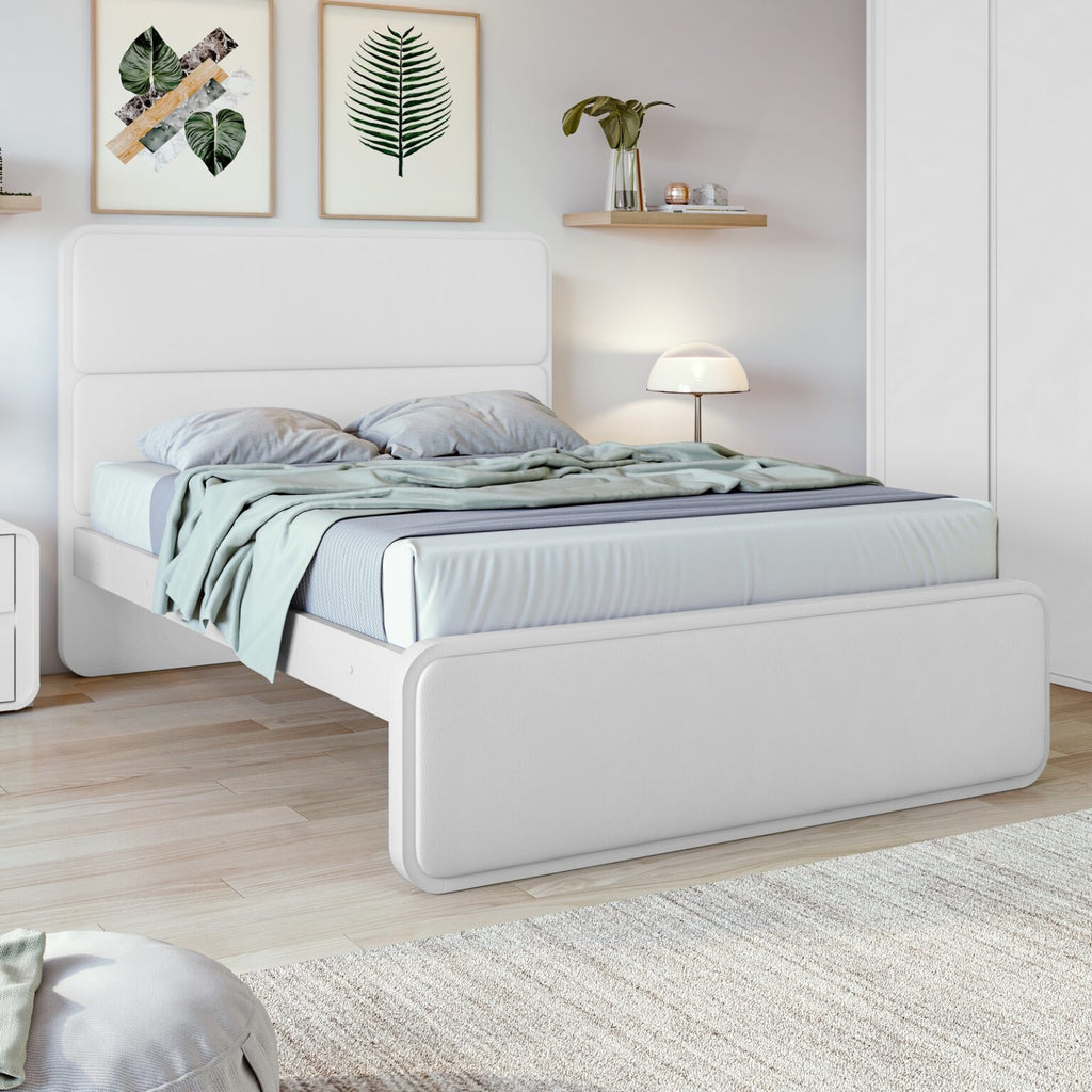 Cama Casal Loop Branco – LOPAS
