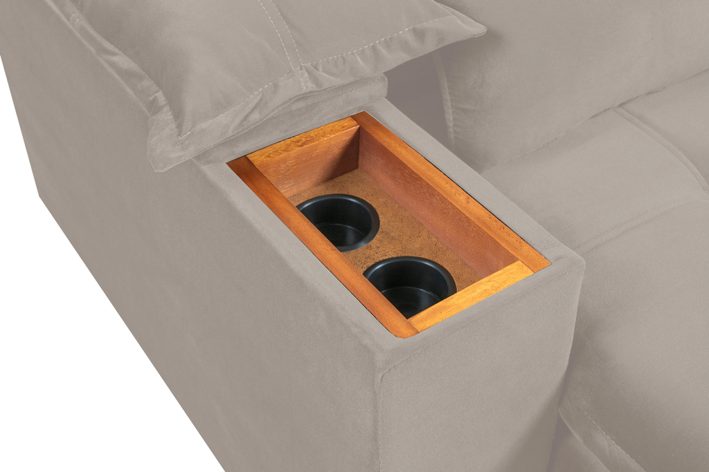 Sofá Retrátil e Reclinável Marrocos 2,50 m Veludo Marfim 5006 – VICAM ESTOFADOS