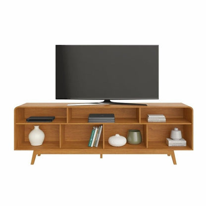 Painel até 70″ Cristal Cinamono + Rack Cristal Cinamono/Off White – JCM MOVELARIA