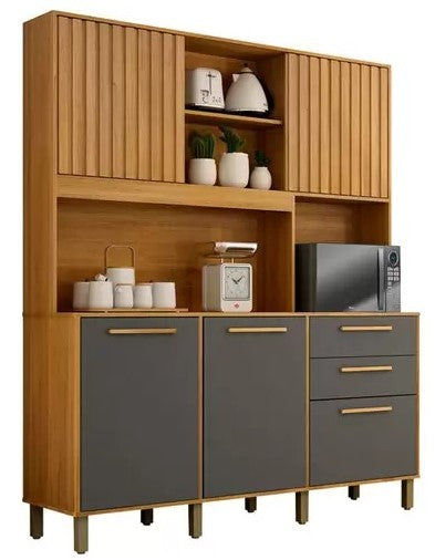 Armário de Cozinha Diamante 5 Portas 2 Gavetas - Móveis furniture