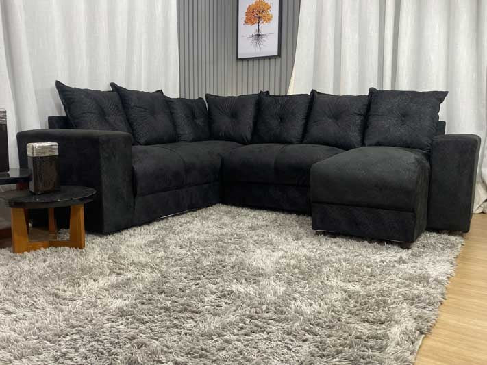 Sofá Canto austria Preto