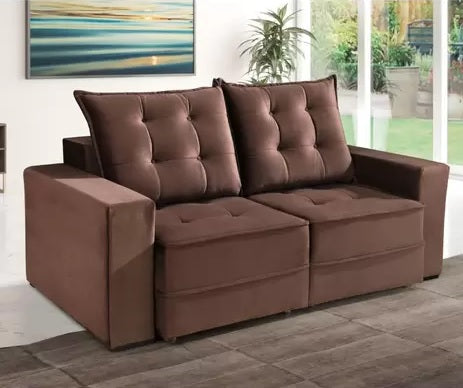 Sofá Retrátil e Reclinável Bari 1,80 - Móveis furniture