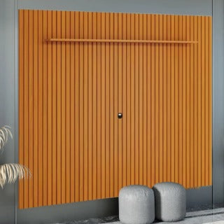 Painel Master para TV até 75 Polegadas 217cm Cedro EDN Móveis - Móveis furniture