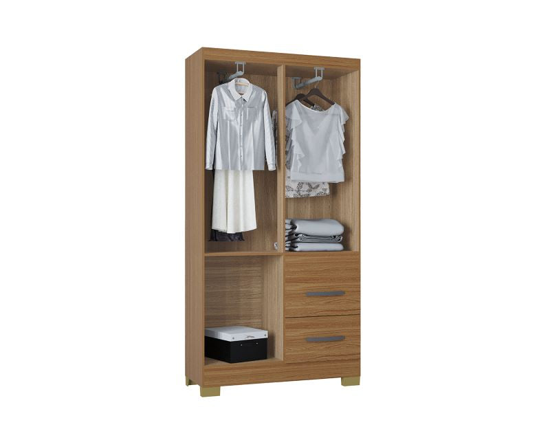 Roupeiro New Marbela 4P2G Cinamomo Poquema
