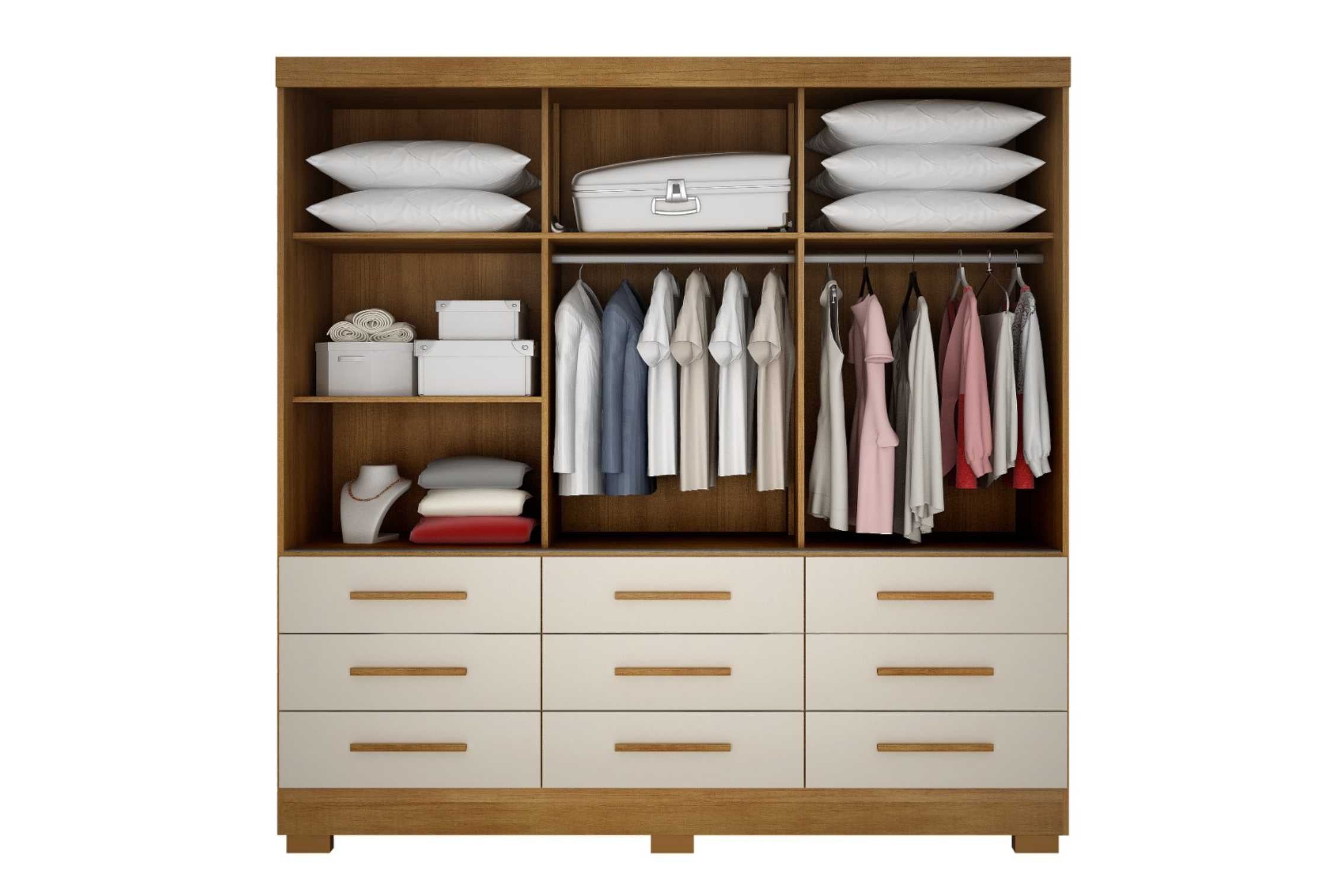 ROUPEIRO BURITI 3PTS 9GAV C/ESP CUMARU/FENDI – NH