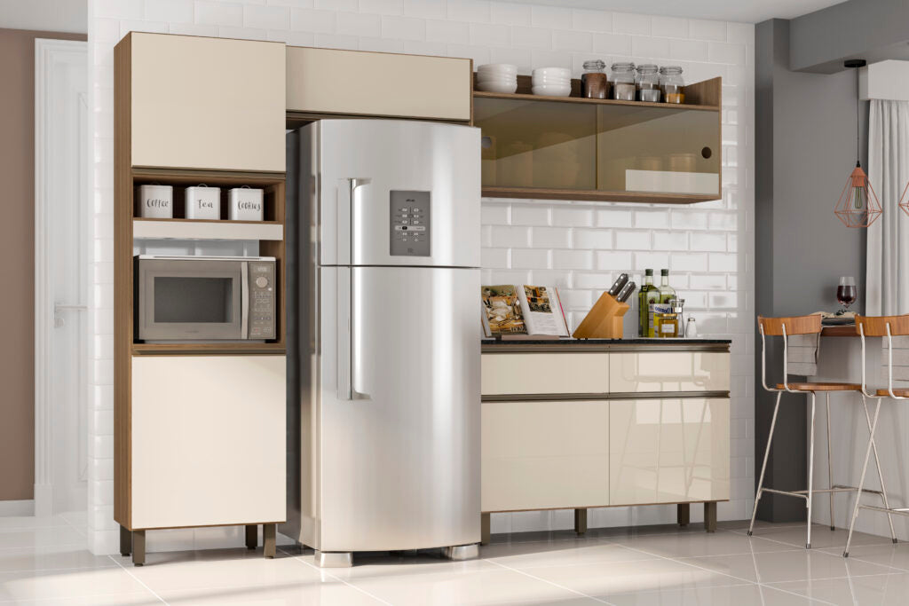 Cozinha Porto Carvalho/Off White – POLIMAN - Móveis furniture