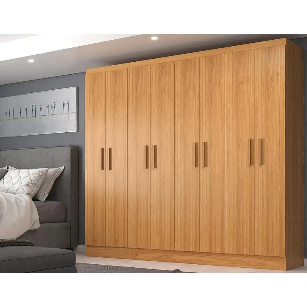 Guarda Roupa Paris Evidencia Casal 8 Portas CINAMOMO