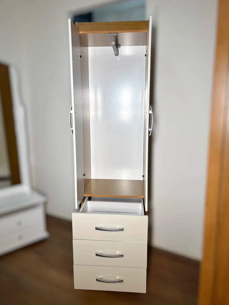 Roupeiro Texas 2Pts - Noce/Perola