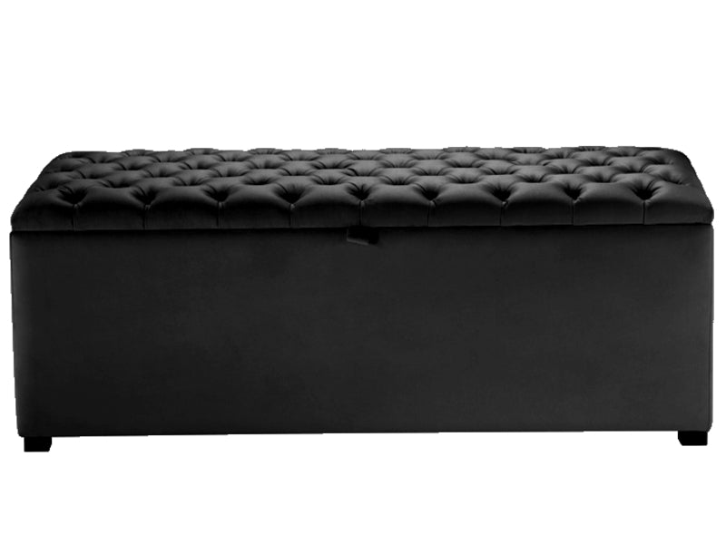 Recamier Casal Dubai Corino Preto - Móveis furniture