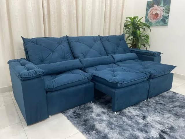 SOFÁ RETRÁTIL E RECLINÁVEL GRÉCIA 2,70M - Móveis furniture
