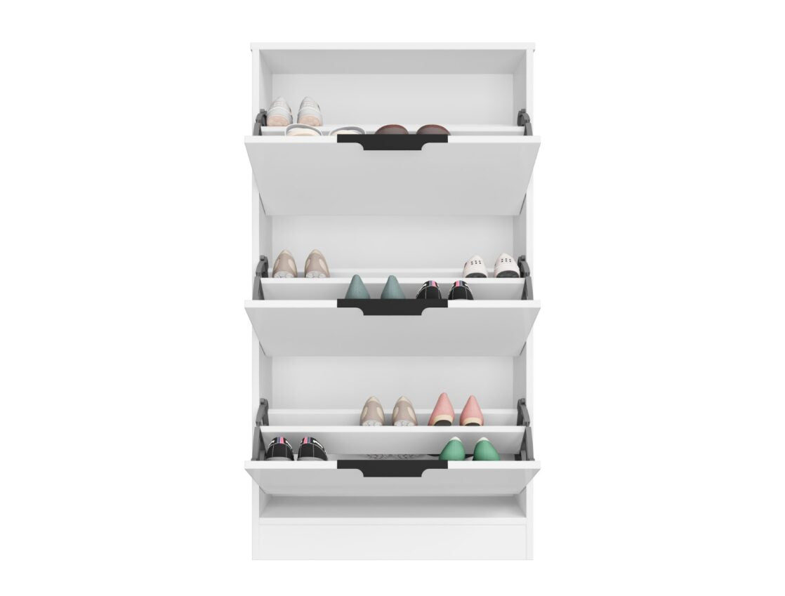 Sapateira Aurora 3 Gavetas – Branco