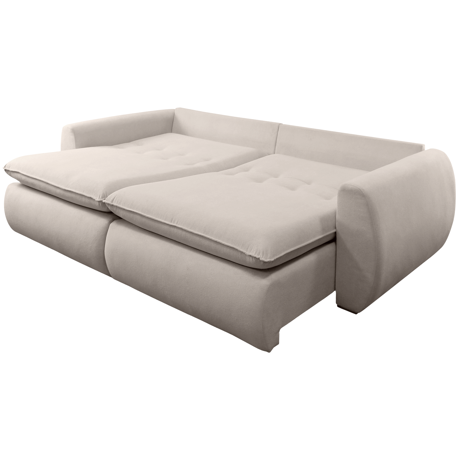 Sofá Retrátil Albany 2,40 m Bege – JC ESTOFADOS